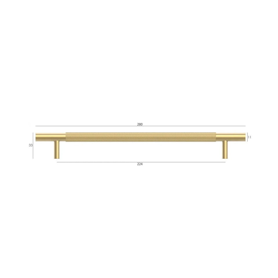 Otti Nord Pull Handle Brushed Brass