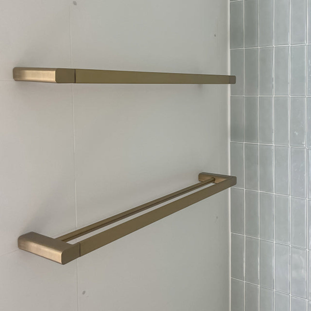 Lifestyle Pale Green Dianna Hand Made Subway Tile 75 x 150 x 9mm Spanish Ceramic  - The Blue Space