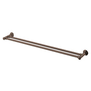 Phoenix Cromford Double Towel Rail 800mm - Brushed Bronze
