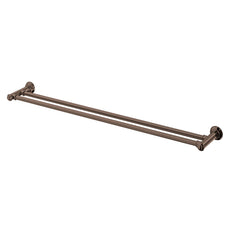 Phoenix Cromford Double Towel Rail 800mm - Brushed Bronze 134-8130-24 - The Blue Space