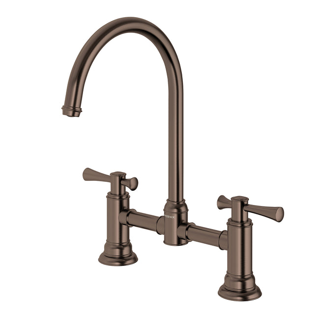 Phoenix Cromford Exposed Sink Set - Brushed Bronze 134-1070-24-1 - The Blue Space