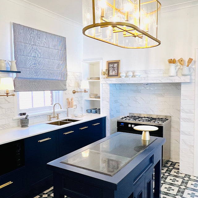 Phoenix Cromford Exposed Sink Set Brushed Gold
