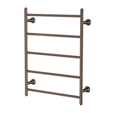 Phoenix Cromford Heated Towel Ladder 550mm x 750mm - Brushed Bronze 134-8750-24 - The Blue Space