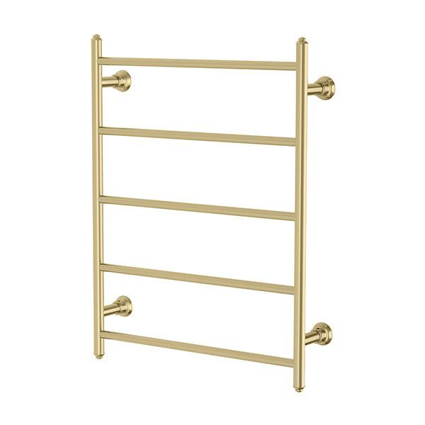 Phoenix Cromford Heated Towel Ladder 550mm Brushed Gold - Image 1