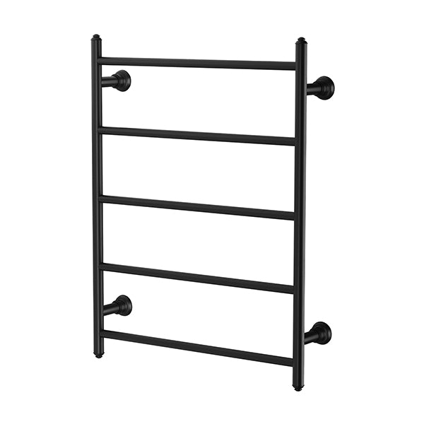 Phoenix Cromford Heated Towel Ladder 550mm Matte Black - Image 1