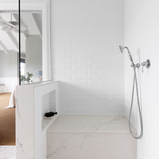 Phoenix Cromford Shower / Wall Mixer Chrome Full Kit