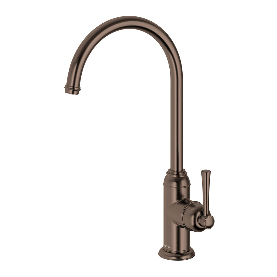Phoenix Cromford Sink Mixer 180mm - Brushed Bronze