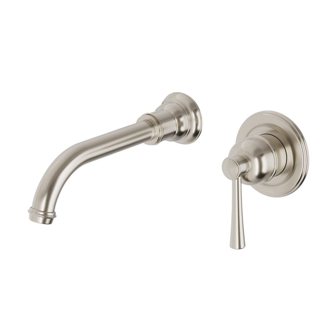 Phoenix Cromford SwitchMix Wall Basin / Bath Mixer Set Brushed Nickel