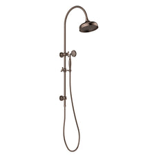 Phoenix Cromford Twin Shower 210mm Rose - Brushed Bronze 134-6502-24 - The Blue Space