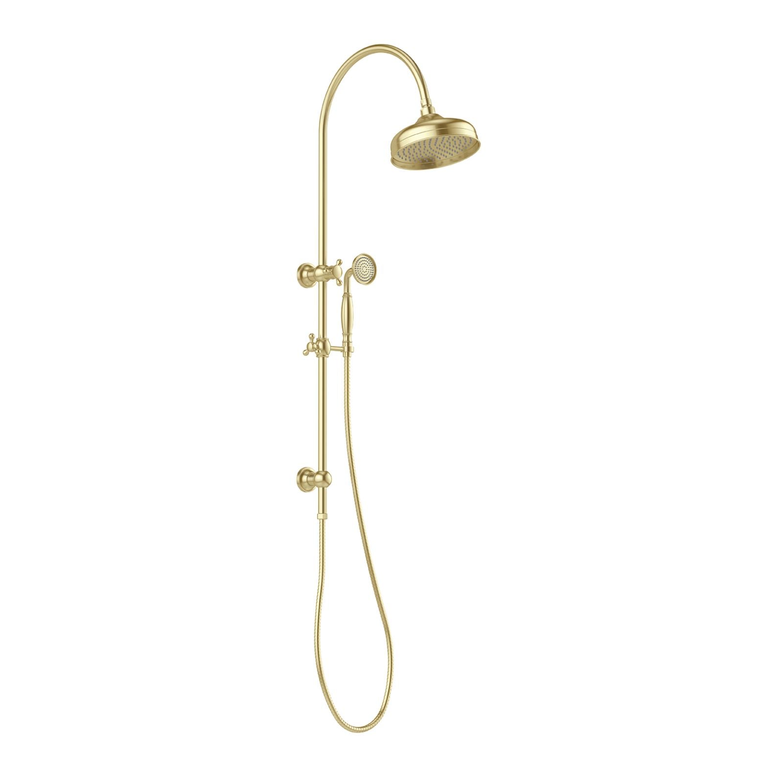Phoenix Cromford Twin Shower 210mm Rose Brushed Gold 134-6502-12 - The Blue Space