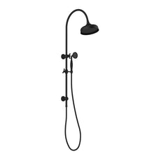 Phoenix Cromford Twin Shower 210mm Rose Matte Black 134-6502-10 - The Blue Space