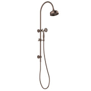 Phoenix Cromford Twin Shower - Brushed Bronze