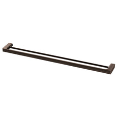 Phoenix Gloss Double Towel Rail 800mm - Brushed Bronze GS811-24 - The Blue Space