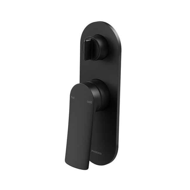 Phoenix Kusabi Switchmix Shower Bath Diverter Mixer - Matte Black 138-2910-10-1 - The Blue Space