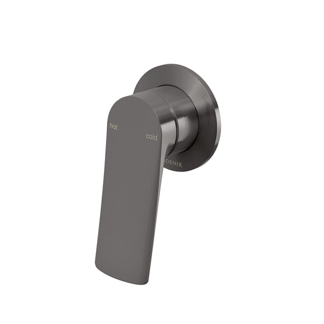Phoenix Kusabi Switchmix Shower Wall Mixer - Brushed Carbon 138-2800-31-1 - The Blue Space