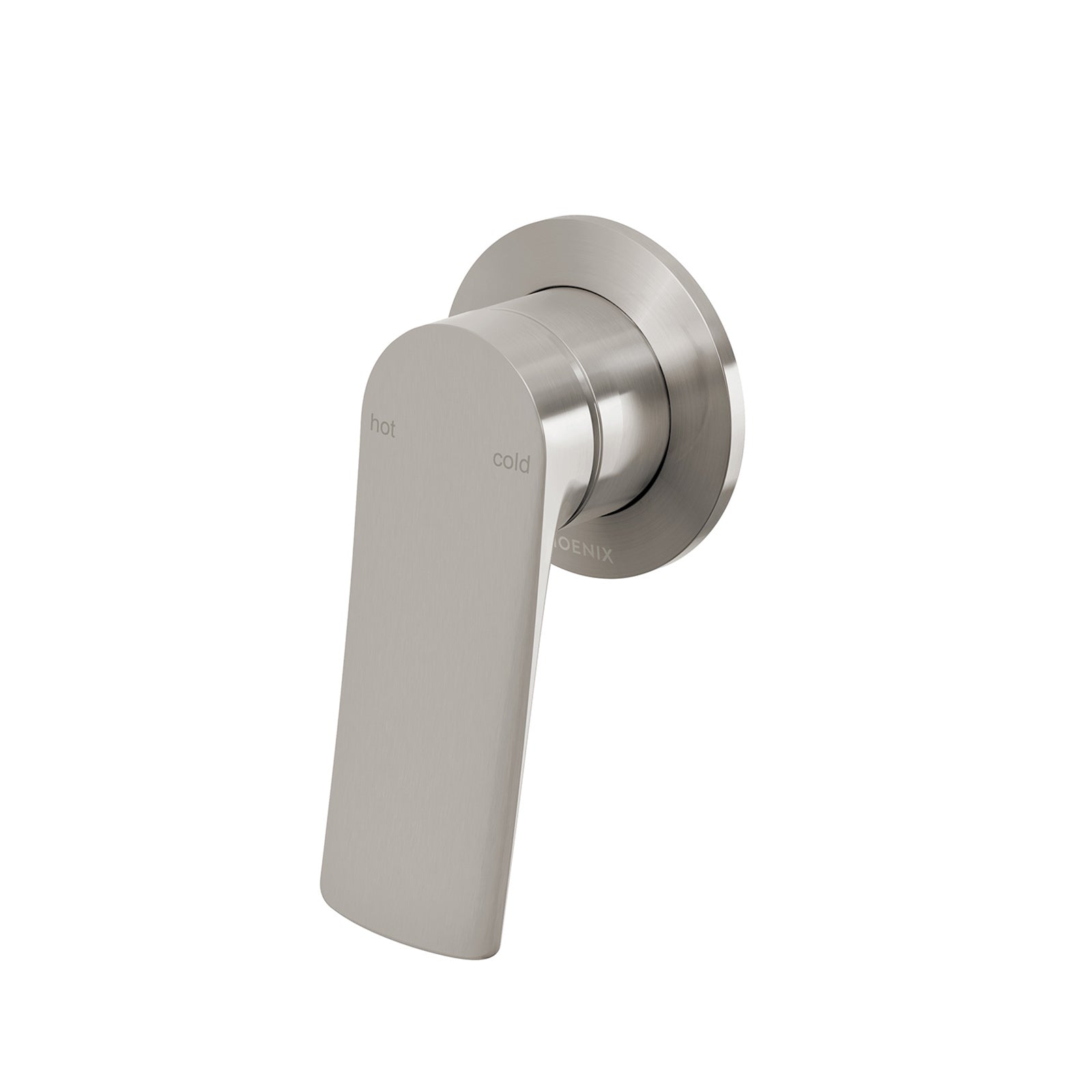 Phoenix Kusabi Switchmix Shower Wall Mixer - Brushed Nickel 138-2800-40-1 - The Blue Space