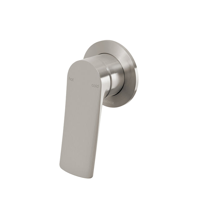 Phoenix Kusabi Switchmix Shower Wall Mixer - Brushed Nickel 138-2800-40-1 - The Blue Space