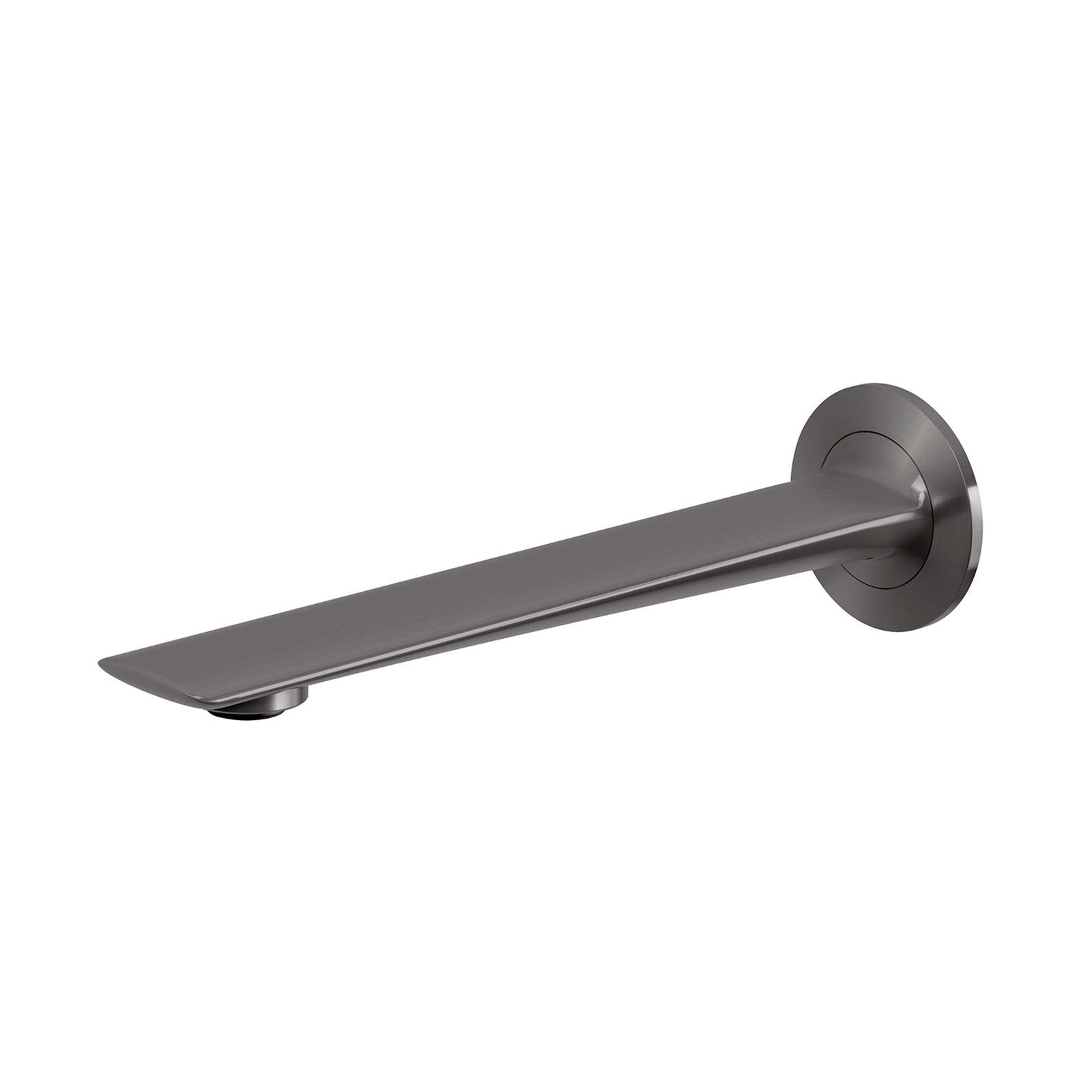 Phoenix Kusabi Wall Basin Bath Outlet 200mm - Brushed Carbon 138-7610-31-1 - The Blue Space