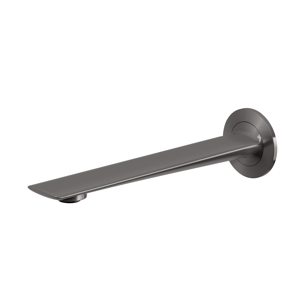 Phoenix Kusabi Wall Basin Bath Outlet 200mm - Brushed Carbon 138-7610-31-1 - The Blue Space