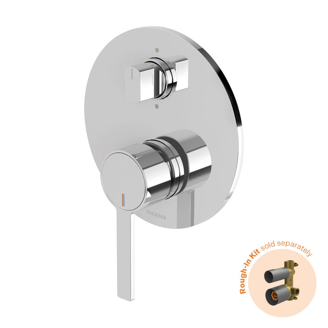Phoenix Lexi Mkii Switchmix Shower Bath Diverter Mixer Fit Off Kit Only - Chrome 123-2940-00 - The Blue Space
