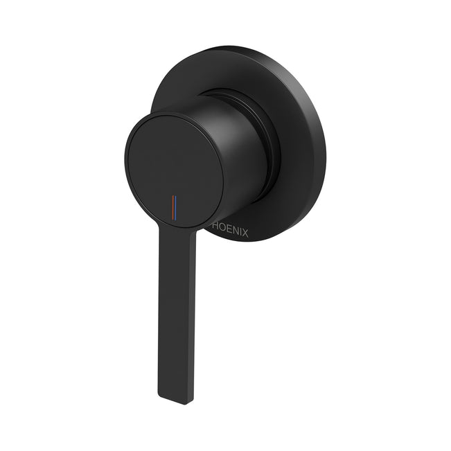 Phoenix Lexi Mkii Switchmix Shower Wall Mixer - Matte Black 123-2800-10 - The Blue Space