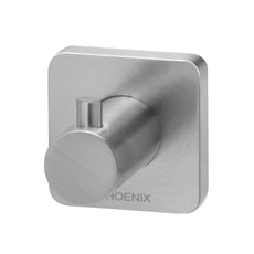 Phoenix Radii SS 316 Robe Hook Square Plate RS897-51 - The Blue Space