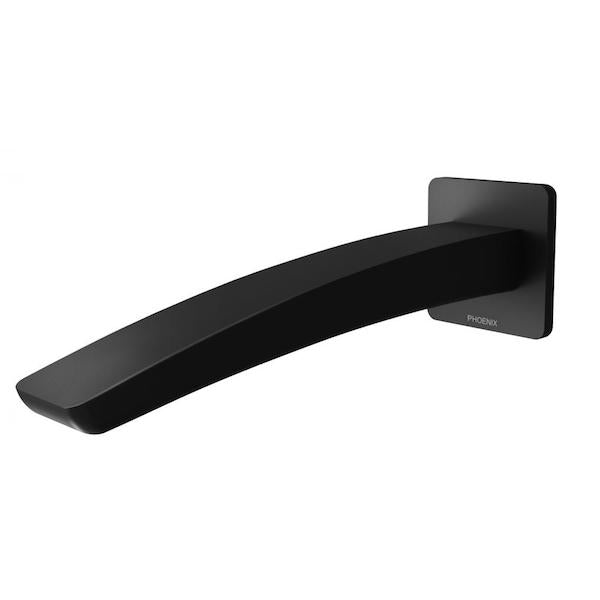Phoenix Rush Wall Basin/Bath Outlet-Matte Black