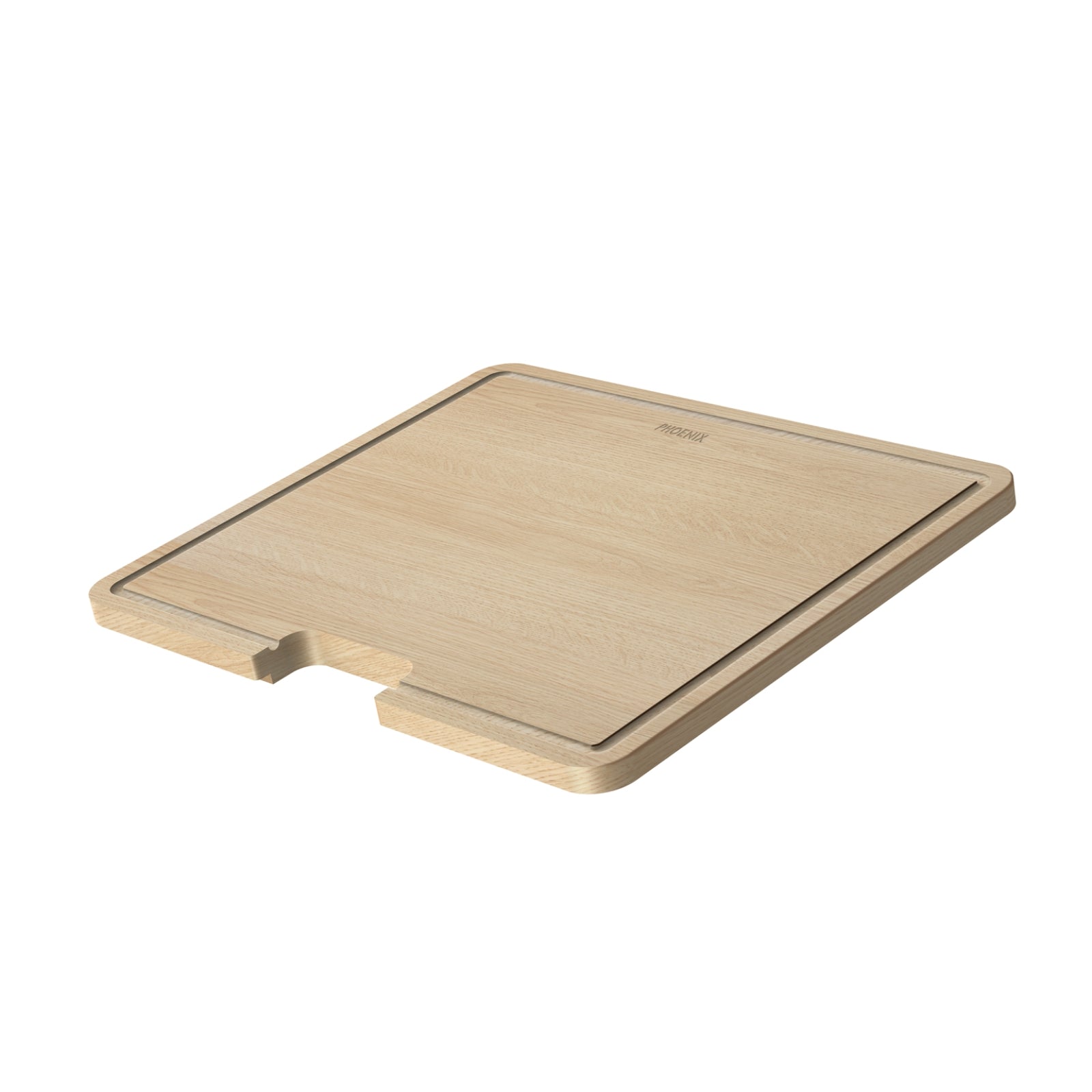 Chopping Board Phoenix Sink Package 2 - Matte White Sink & Brushed Gold Mixer 312-2038-12 - The Blue Space