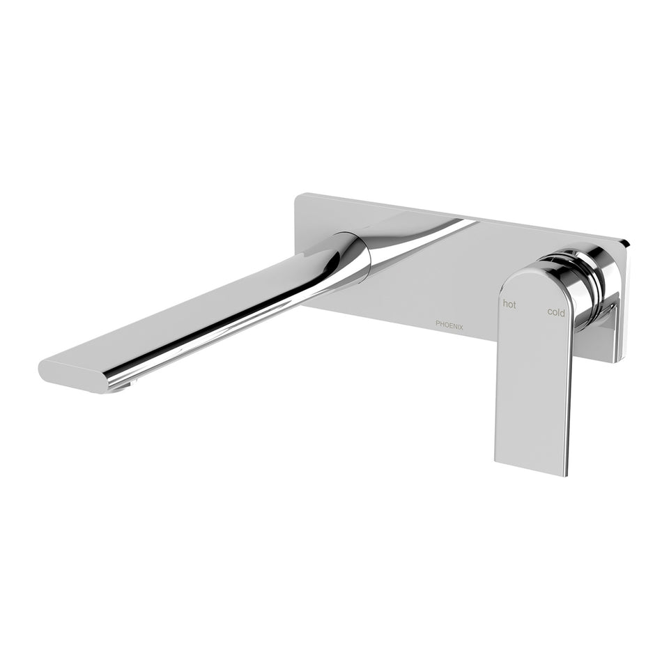 Phoenix Teel SwitchMix Wall Basin / Bath Mixer Set 200mm Chrome (Complete Kit)