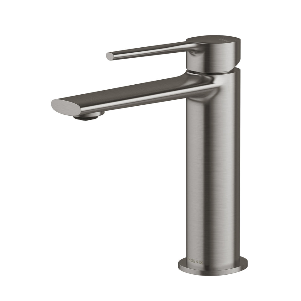 Phoenix Vask Basin Mixer - Brushed Carbon