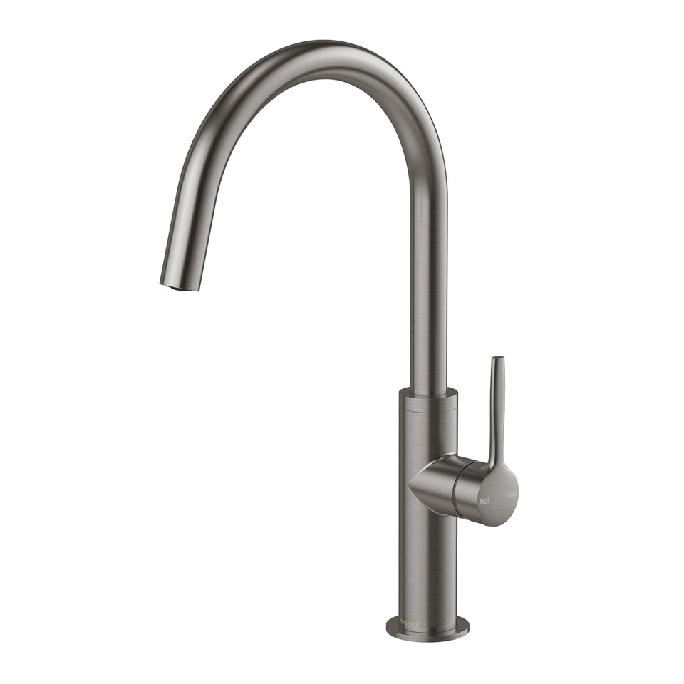 Phoenix Vask Sink Mixer 190mm - Brushed Carbon