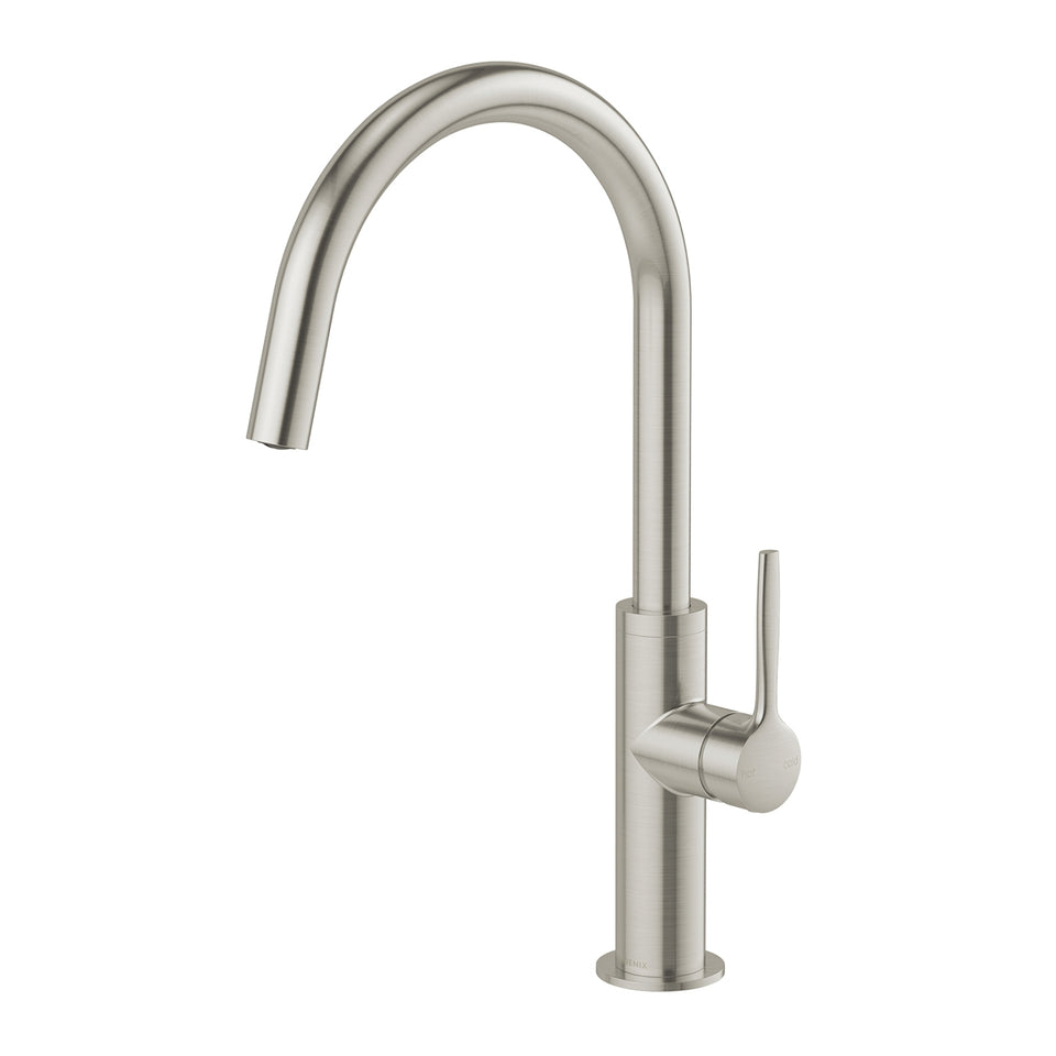 Phoenix Vask Sink Mixer 190mm - Brushed Nickel