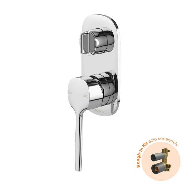 Phoenix Switchmix Shower Bath Diverter Mixer Fit Off Kit Only - Chrome 139-2940-00-1 - The Blue Space