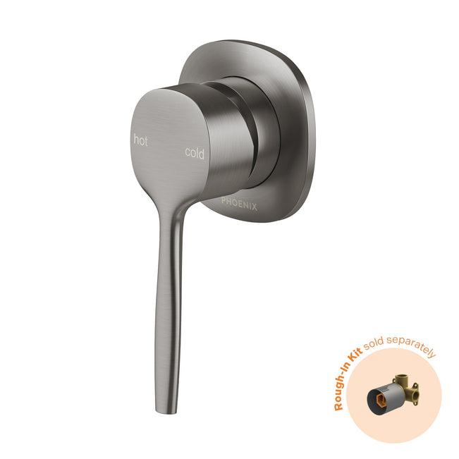Phoenix Switchmix Shower Wall Mixer Fit Off Kit Only - Brushed Carbon 139-2805-31-1 - The Blue Space