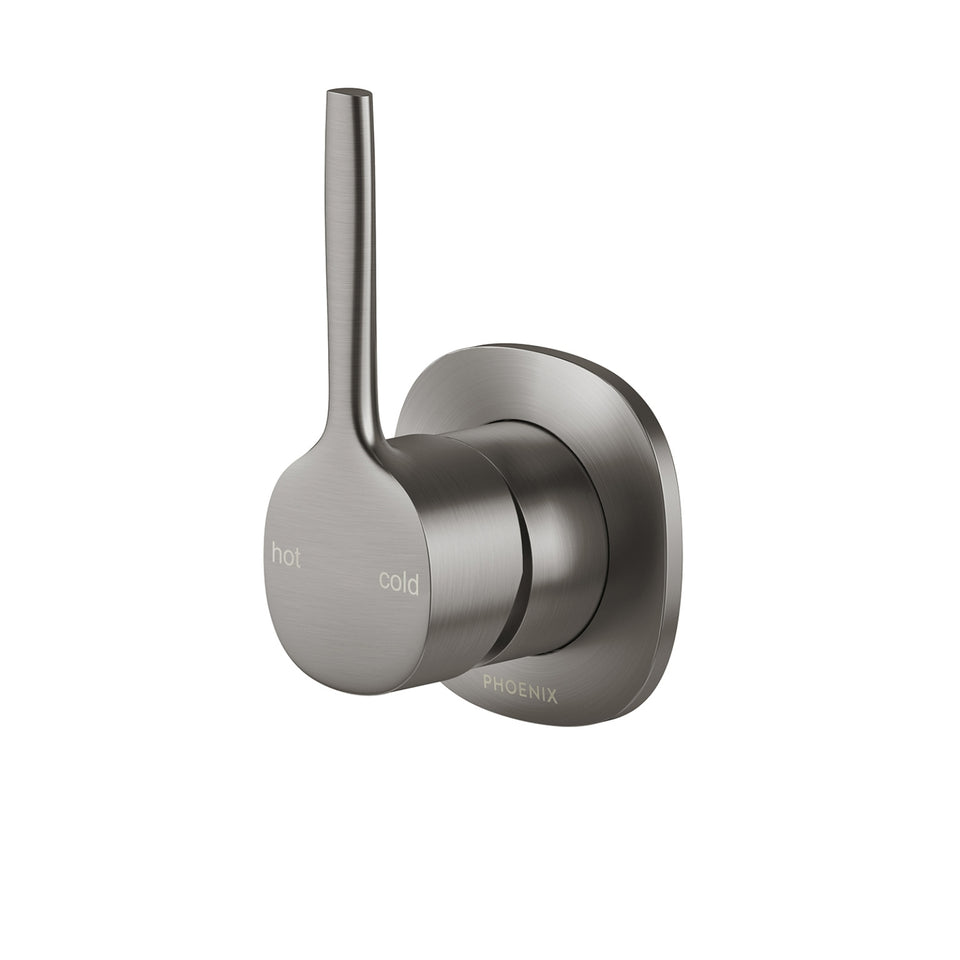 Phoenix Vask SwitchMix Shower / Wall Mixer Pin Up (Complete Kit) - Brushed Carbon