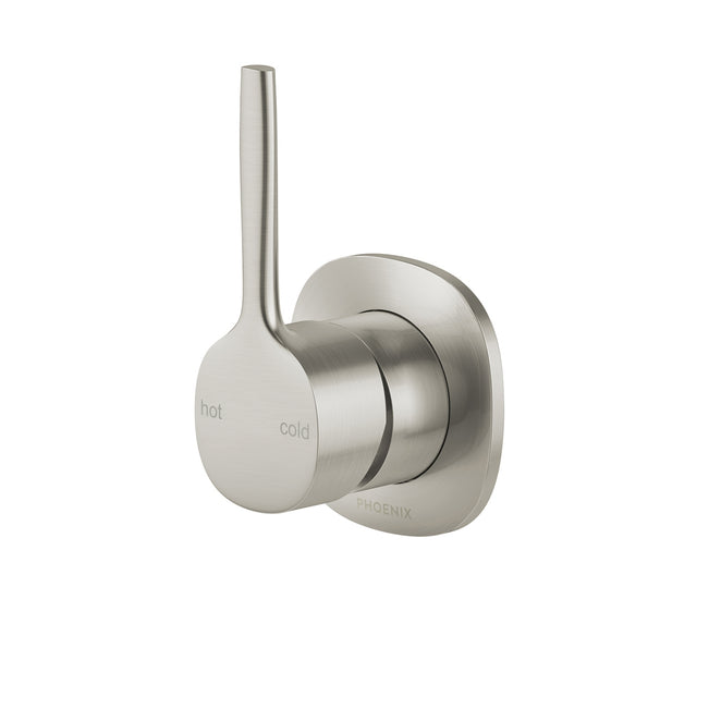 Phoenix Switchmix Shower Wall Mixer Pin Up Complete Kit - Brushed Nickel 139-2801-40-1 - The Blue Space