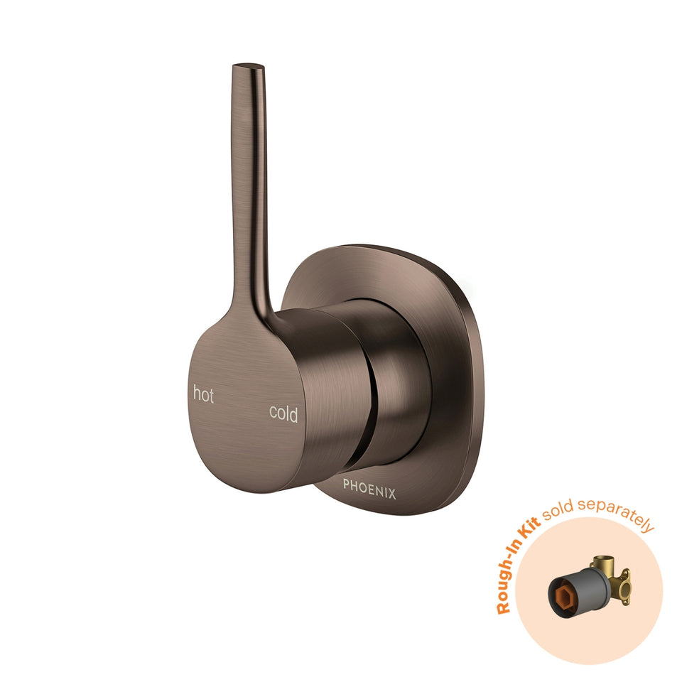 Phoenix Vask SwitchMix Shower / Wall Mixer Pin Up (Fit-Off Kit Only) - Brushed Bronze