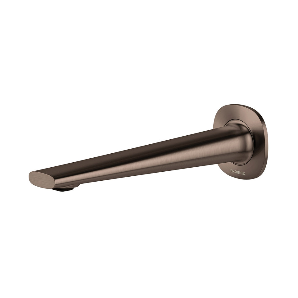 Phoenix Vask Wall Basin / Bath Outlet 200mm - Brushed Bronze