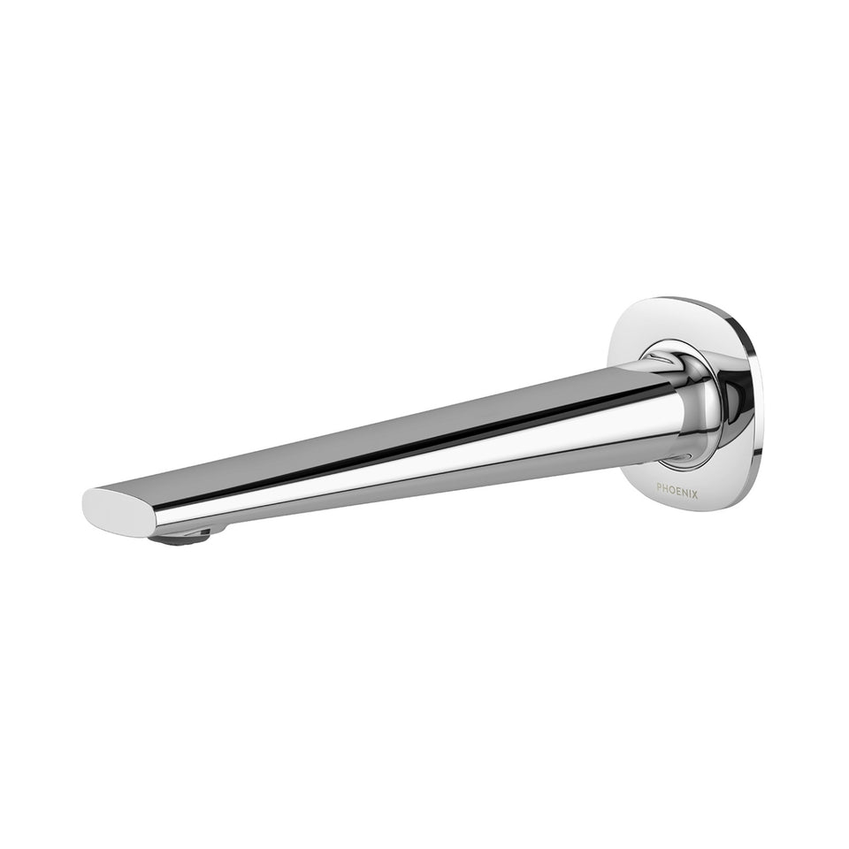Phoenix Vask Wall Basin / Bath Outlet 200mm - Chrome