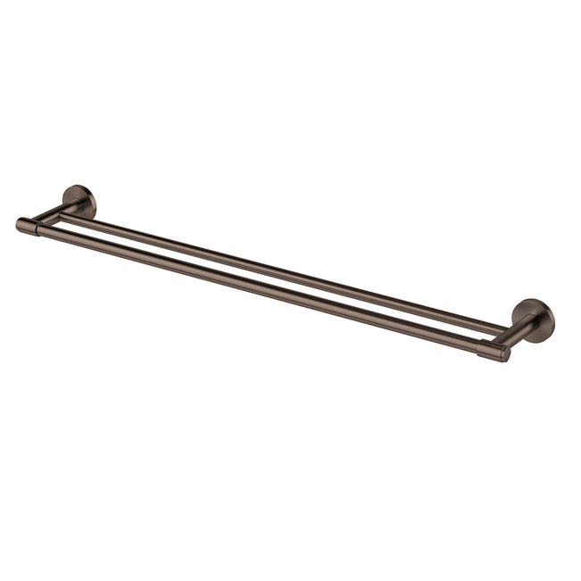 Phoenix Vivid MKII Double Towel Rail 800mm - Brushed Bronze 146-8130-24