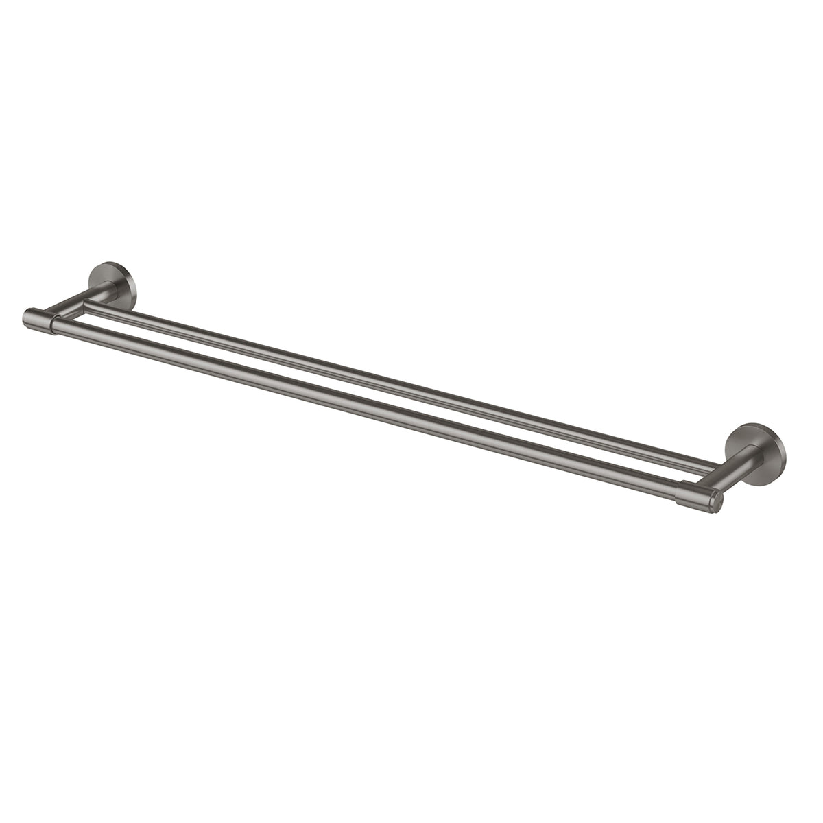 Phoenix Vivid MKII Double Towel Rail 800mm - Brushed Carbon 146-8130-31