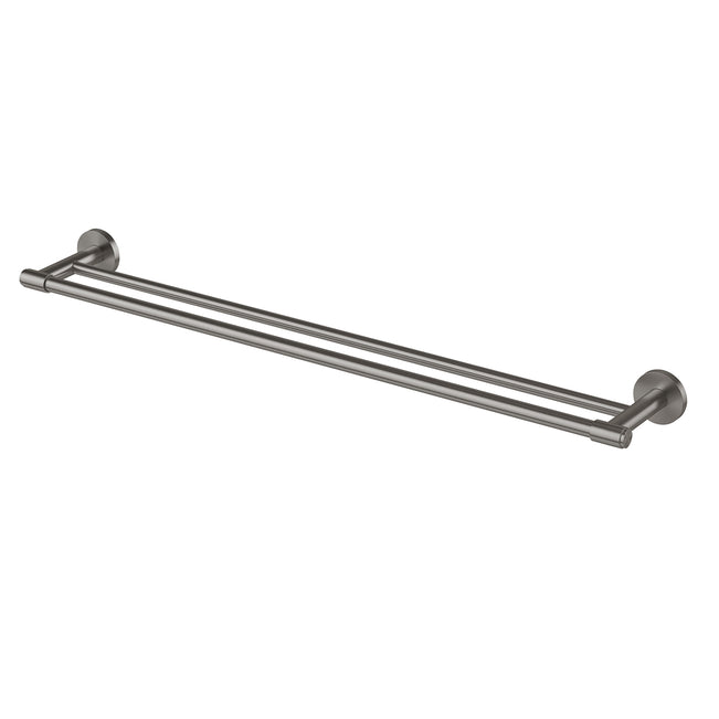 Phoenix Vivid MKII Double Towel Rail 800mm - Brushed Carbon 146-8130-31