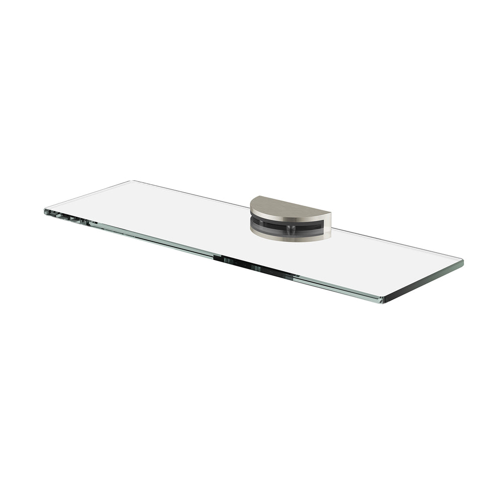 Phoenix Vivid MKII Glass Shelf 300mm - Brushed Nickel