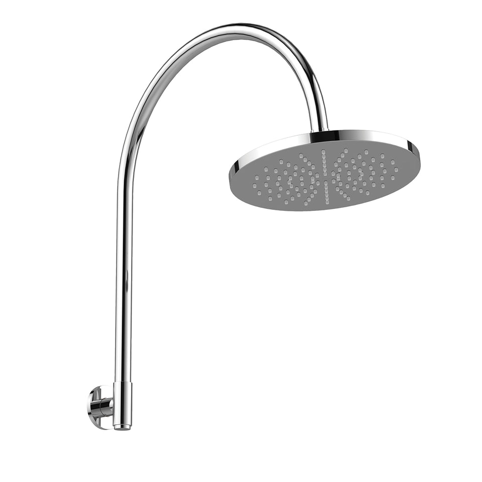 Phoenix Vivid MKII High-Rise Shower Arm & Rose 250mm - Chrome