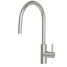 Phoenix Vivid MKII Pull Out Sink Mixer 230mm Gooseneck - Stainless Steel 146-7120-51-1 - The Blue Space