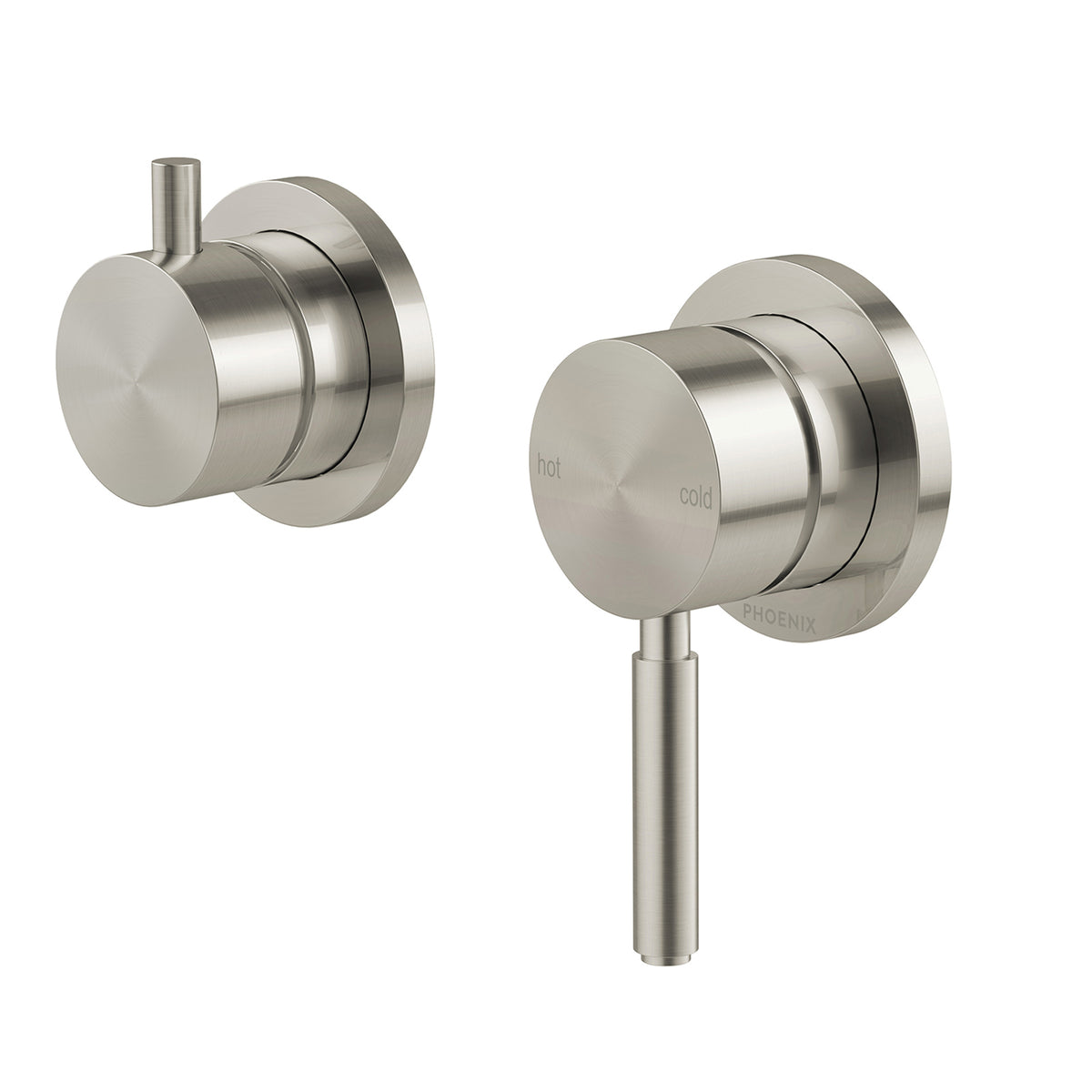 Phoenix Vivid MKII Switchmix Shower Bath Diverter Mixer - Brushed Nickel 146-2910-40-1 - The Blue Space