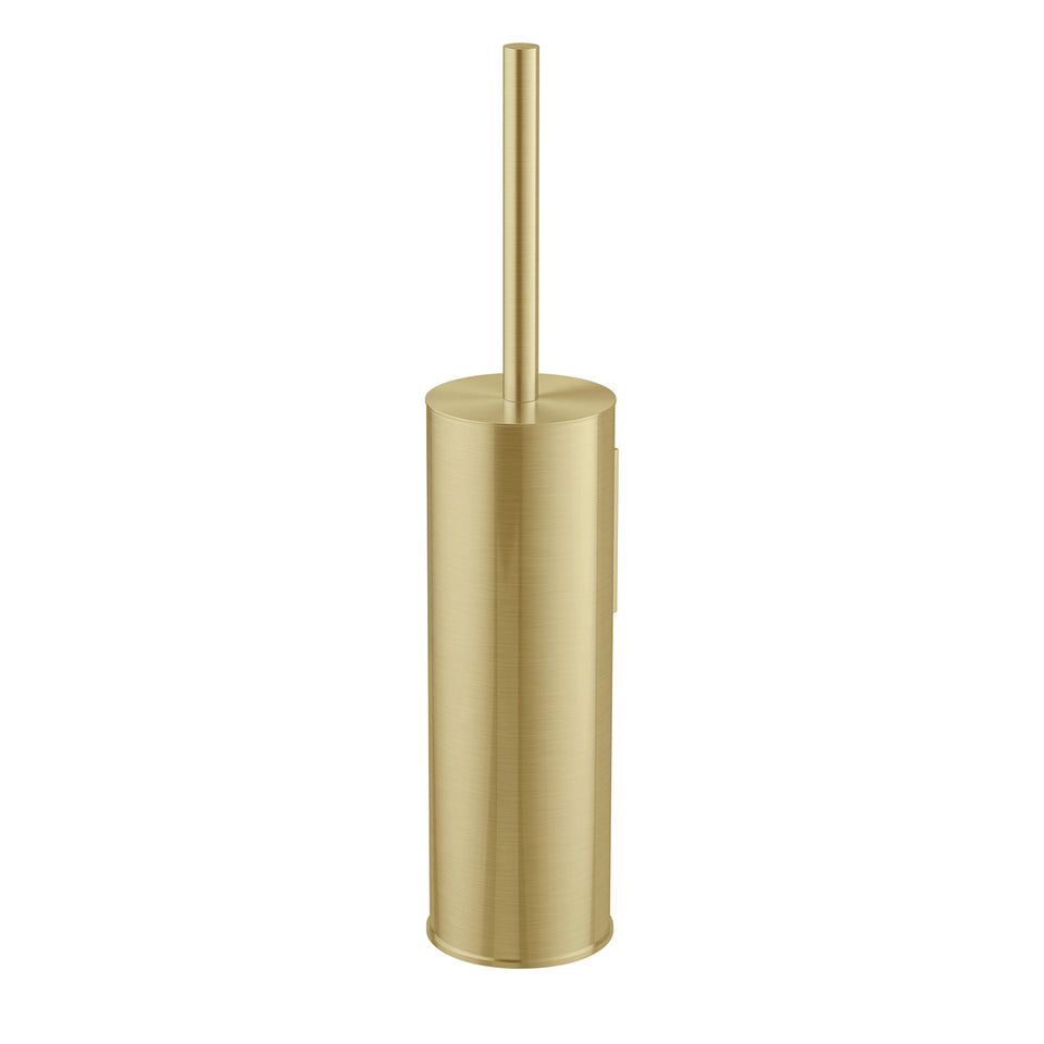 Phoenix Vivid MKII Toilet Brush & Holder - Brushed Gold