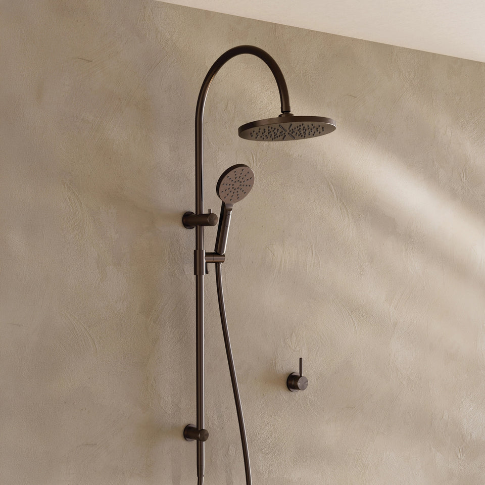 Phoenix Vivid MKII Twin Shower - Brushed Bronze