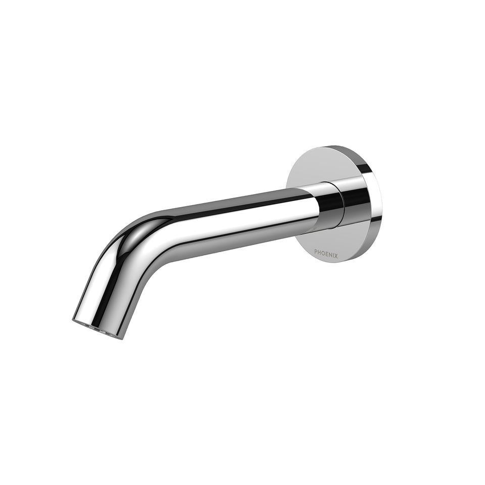 Phoenix Vivid MKII Wall Basin / Bath Outlet 160mm Curved - Chrome