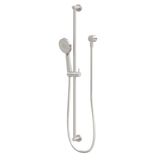 Phoenix Vivid Slimline Extended Rail Shower - Brushed Nickel VS6835-40 - The Blue Space
